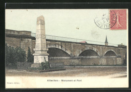 CPA Aillevillers, Monument Et Pont  - Andere & Zonder Classificatie