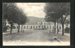 CPA Remiremont, Place De La Gare Et Avenue Carnot  - Remiremont