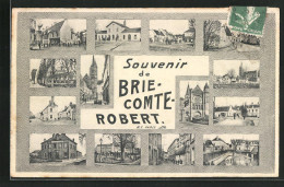 CPA Brie-Comte-Robert, L'Église, Pont, Vue Du Bâtiment  - Brie Comte Robert