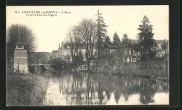 CPA Cahtillonsur-Bazois, L`Aron Vu De A Rue Des Vignes, Flusspartie  - Autres & Non Classés