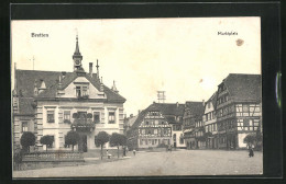 AK Bretten, Marktplatz  - Bretten