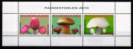 Surinam 2371-2373 Postfrisch Kleinbogen / Pilze #JA807 - Suriname
