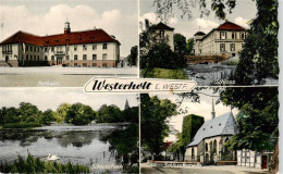 73941106 Westerholt_Westfalen Rathaus Schloss Schlossteich Schlosskapelle - Andere & Zonder Classificatie