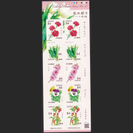 (ja1789) Japan 2024 Colorful Flowers No.2 84y MNH - Ongebruikt