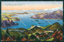 Verbania Premeno Mappa Lago Maggiore Cartolina KV4735 - Verbania