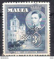 13483   Cathedrals - Churches - Eglises - Malta Yv 198 - SPECIMEN - No Gum - 4,50 - Eglises Et Cathédrales