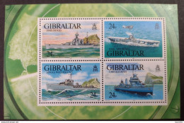 D2785  Warships - Bateaux De Guerre - Gibraltar Yv B17 MNH - 2,75 (10) - Ships
