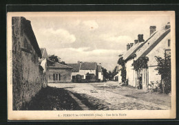 CPA Perroy-les-Gombries, Rue De La Mairie, Vue De La Rue  - Altri & Non Classificati