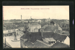 CPA Arcis-sur-Aube, Vue Panoramique, Centre De La Ville  - Arcis Sur Aube