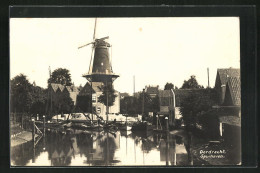 AK Dordrecht, Spuihaven Mit Windmühle  - Dordrecht