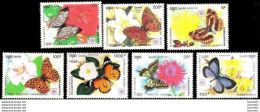 783  Butterflies - Papillons - Cambodge Yv 369-75 - MNH - 1,95 . - Mariposas