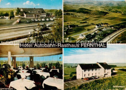 73861378 Fernthal Hotel Autobahn Rasthaus Speiseraum Gaestehaus Luftaufnahme Fer - Altri & Non Classificati