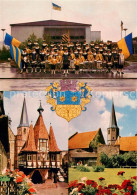 73859619 Michelstadt Fanfarenzug Vor Der Odenwaldhalle Rathaus Partie Im Stadtga - Michelstadt