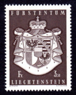 LIECHTENSTEIN 1969 - Yvert N° 455 - NEUF ** LUXE / MNH - Série Courante, Armoiries De La Principauté, TB - Unused Stamps