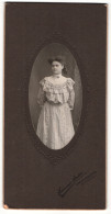 Fotografie Hammer Studio, St. Louis, Portrait Junge Dame Im Zeitgenössischen Kleid  - Personnes Anonymes