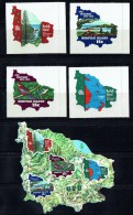 1974  Centenaire De L'UPU  Série Complète Avec Bloc-feuillet  Autoadhésifs - Norfolk Island