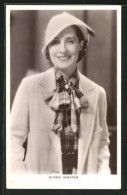 AK Schauspielerin Norma Shearer Im Mantel Mit Hut  - Acteurs