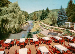 73859318 Manderscheid Eifel Hotel Cafe Heidsmuehle Gartenterrasse Manderscheid E - Manderscheid