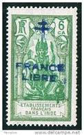 INDE Surcharge »Croix De Lorraine Et FRANCE LIBRE»  Yv 179  ** - Ungebraucht