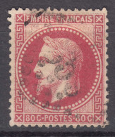 France 1867 Napoleon Yvert#32 Used - 1863-1870 Napoleon III Gelauwerd