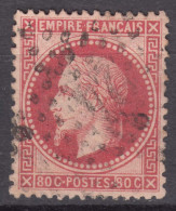 France 1867 Napoleon Yvert#32 Used - 1863-1870 Napoléon III Lauré