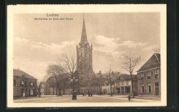 AK Lochem, Marktplein En Kerk Met Toren  - Lochem