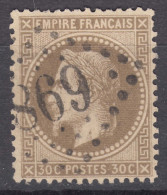 France 1867 Napoleon Yvert#30 Used - 1863-1870 Napoleon III With Laurels