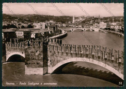 Verona Città Ponte Scaligero Foto FG Cartolina KV8342 - Verona
