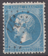 France 1862 Napoleon Yvert#22 Used - 1862 Napoléon III.