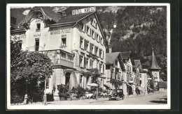 AK Meiringen, Hotel Weisses Kreuz, Kirchgasse  - Meiringen