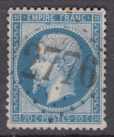 France 1862 Napoleon Yvert#22 Used - 1862 Napoléon III