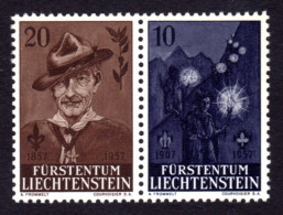 LIECHTENSTEIN 1957 - Yvert N° 322/323 - NEUF ** LUXE / MNH - Lord Baden-Powell, TB - Unused Stamps