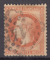 France 1868 Napoleon Yvert#31 Used - 1863-1870 Napoleone III Con Gli Allori