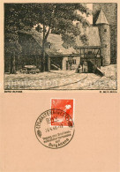 73858283 Altena Lenne Burg R. Sehlbach Kuenstlerkarte Sonderstempel Tagung Des B - Altena