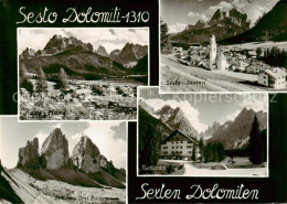 73858110 Sexten Sesto Suedtirol IT Panorama Drei Zinnen Fischleintal Ortsansicht - Autres & Non Classés