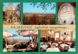 73858032 Halberstadt Jagdschloss Spiegelsberge Fass Freiterrasse Gaststaette Hal - Halberstadt