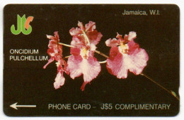 Jamaica - Oncidium Pulchellum (Complimentary Card) - 1JAMG - Giamaica