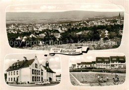 73857929 Muelheim-Kaerlich Koblenz Panorama Rathaus Freibad  - Altri & Non Classificati