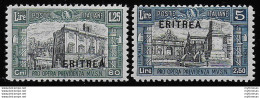 1927 Eritrea Milizia Not Issued 2v. MNH Sassone N. 118A/19A - Altri & Non Classificati