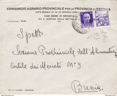 1944 RSI - PG 21/II 50c. Violetto Isolato Su Lettera Firmata Raybaudi - Postwaardestukken
