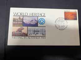 26-4-2024 (3 Z 9) Australia FDC - 1981 - QLD - Green Island Great Berrier Reef (special P/m) - Premiers Jours (FDC)