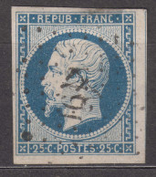 France 1852 Napoleon Yvert#10 Used - 1852 Louis-Napoleon