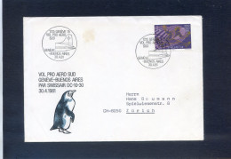 Pro Aero 1981, Mit Sonderstempel Erinnerungsflug: Genève-Buenos Aires 30.4.1981 - First Flight Covers