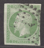 France 1854 Napoleon Yvert#12 Used - 1853-1860 Napoléon III.