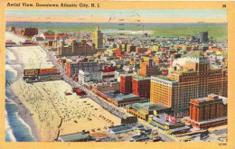 73972883 Atlantic_City_New_Jersey_USA Downtown Aerial View Illustration - Other & Unclassified