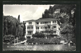 AK Montreux-Territet, Hotel Pension Elisabeth Am Ufer  - Montreux