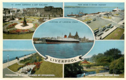 73948738 Liverpool__UK Johns Gardens And Art Gallery Pier Head And River Mersey  - Otros & Sin Clasificación
