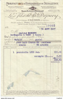 M11 Cpa / Old Invoice Lettre FACTURE Ancienne CLUSES 74 1927 HORLOGERIE DEPERY - Petits Métiers