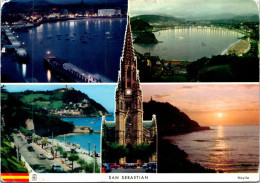 26-4-2024 (3 Z 10) Spain  - San Sebastian With Cathedral - Churches & Cathedrals