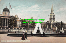 R510614 London. National Gallery And St. Martins Church. P. P. And P - Other & Unclassified